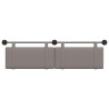 Tête de lit suspendue Taupe Tissu 582482582482