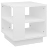 Table basse Blanc 40x40x43 cm Bois d'ingénierie 582484582484