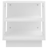 Table basse Blanc 40x40x43 cm Bois d'ingénierie 582484582484
