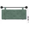 Tête de lit suspendue Avec lumière LED Vert Mer Velours 582485582485