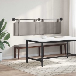 Tête de lit suspendue Avec lumière LED Taupe Tissu 582486582486