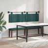 Tête de lit suspendue Avec lumière LED Vert foncé Tissu 582489582489