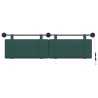 Tête de lit suspendue Avec lumière LED Vert foncé Tissu 582489582489
