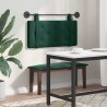 Tête de lit suspendue Avec lumière LED Vert foncé Velours 582490582490