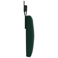 Tête de lit suspendue Avec lumière LED Vert foncé Velours 582491582491