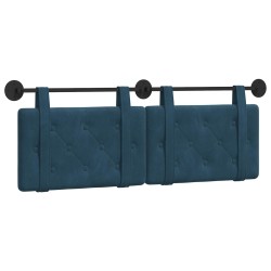 Tête de lit suspendue Bleu Velours 582494582494