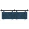 Tête de lit suspendue Bleu Velours 582494582494