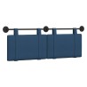 Tête de lit suspendue Bleu Tissu 582495582495