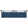 Tête de lit suspendue Bleu Tissu 582496582496