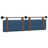 Tête de lit suspendue Bleu PU antique 582497582497
