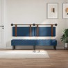 Tête de lit suspendue Bleu PU antique 582497582497