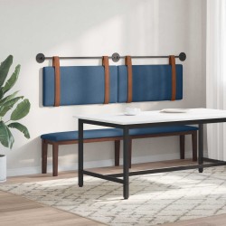 Tête de lit suspendue Bleu PU antique 582497582497