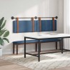 Tête de lit suspendue Bleu PU antique 582497582497