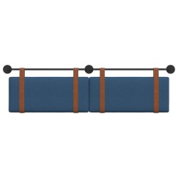 Tête de lit suspendue Bleu PU antique 582497582497