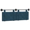 Tête de lit suspendue Bleu Velours 582498582498