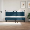 Tête de lit suspendue Bleu Velours 582501582501