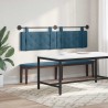 Tête de lit suspendue Bleu Velours 582501582501