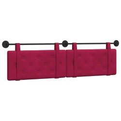 Tête de lit suspendue Bordeaux Velours 582502582502