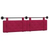 Tête de lit suspendue Bordeaux Velours 582502582502