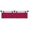 Tête de lit suspendue Bordeaux Velours 582502582502
