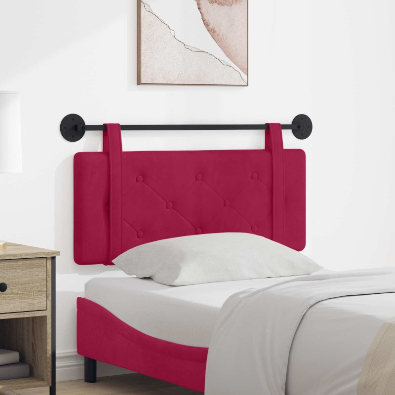 Tête de lit suspendue Bordeaux Velours 582503582503