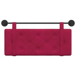 Tête de lit suspendue Bordeaux Velours 582503582503