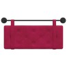 Tête de lit suspendue Bordeaux Velours 582503582503