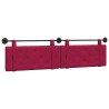 Tête de lit suspendue Bordeaux Velours 582504582504
