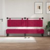 Tête de lit suspendue Bordeaux Velours 582504582504