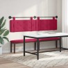 Tête de lit suspendue Bordeaux Velours 582504582504