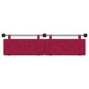 Tête de lit suspendue Bordeaux Velours 582504582504