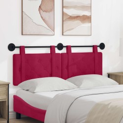 Tête de lit suspendue Bordeaux Velours 582505582505