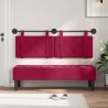 Tête de lit suspendue Bordeaux Velours 582505582505