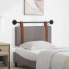 Tête de lit suspendue Avec lumière LED Taupe PU antique 582506582506