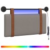 Tête de lit suspendue Avec lumière LED Taupe PU antique 582506582506