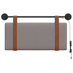Tête de lit suspendue Avec lumière LED Taupe PU antique 582506582506