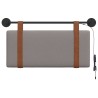 Tête de lit suspendue Avec lumière LED Taupe PU antique 582506582506