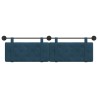 Tête de lit suspendue Bleu Velours 582507582507