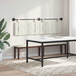 Tête de lit suspendue Crème Velours 582508582508