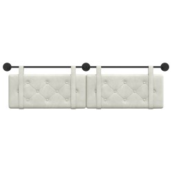 Tête de lit suspendue Crème Velours 582508582508