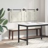 Tête de lit suspendue Crème Velours 582509582509