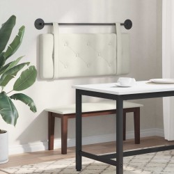 Tête de lit suspendue Crème Velours 582510582510