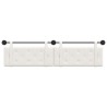 Tête de lit suspendue Blanc Simili cuir 582514582514