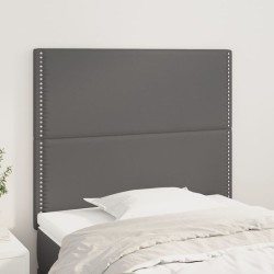 Tête de lit Gris 100x5x118/128 cm Similicuir 582518582518