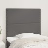 Tête de lit Gris 100x5x118/128 cm Similicuir 582518582518