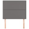 Tête de lit Gris 100x5x118/128 cm Similicuir 582518582518