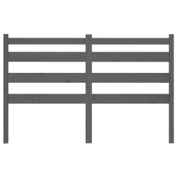 Tête de lit Gris 166x4x100 cm Bois massif de pin 582520582520