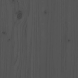 Tête de lit Gris 166x4x100 cm Bois massif de pin 582520582520