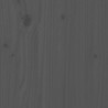 Tête de lit Gris 166x4x100 cm Bois massif de pin 582520582520