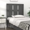 Tête de lit Gris 80,5x4x100 cm Bois massif de pin 582521582521